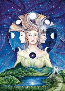 Mujer ciclica y fases lunares